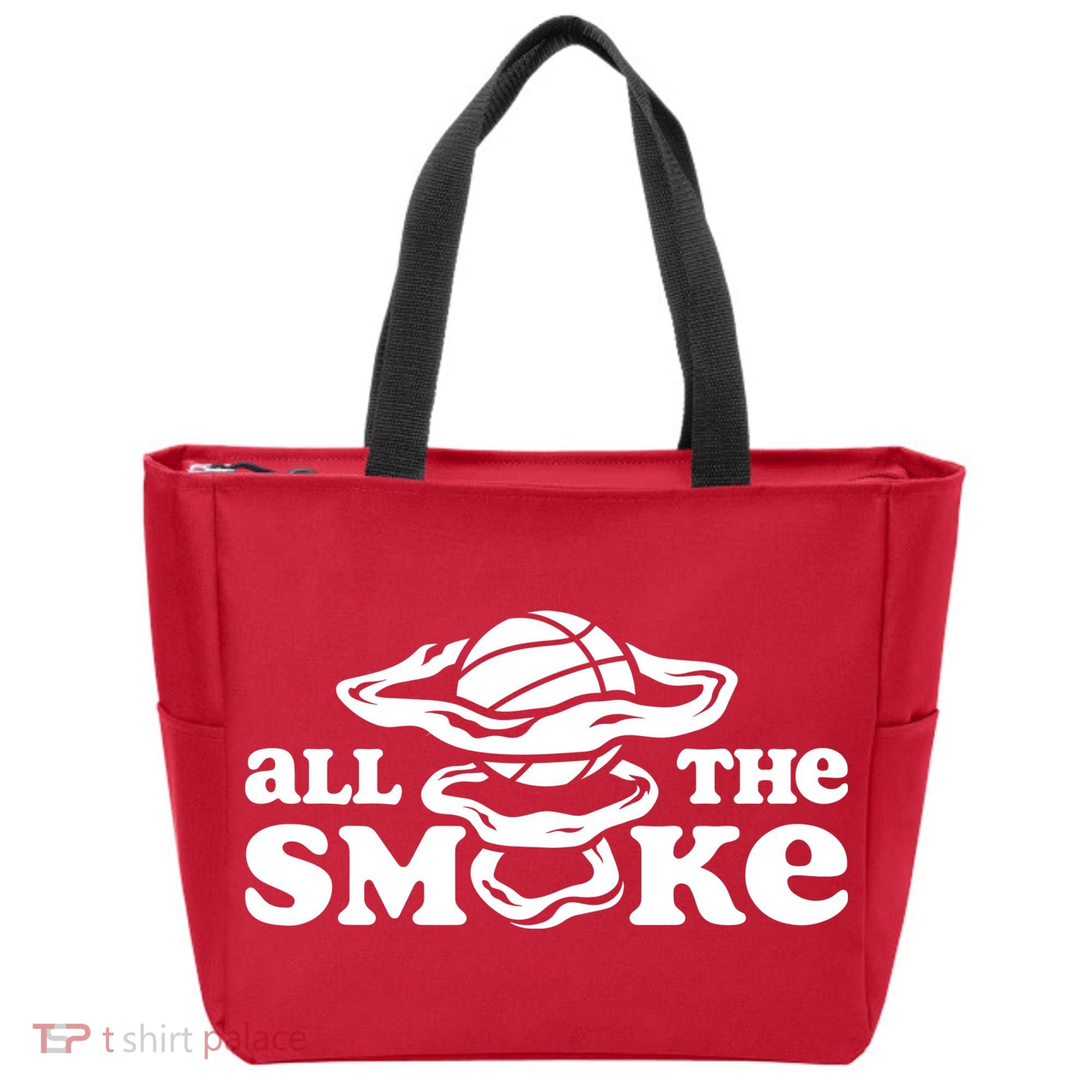 All The Smoke Funny Basketball Podcast Tote Bag