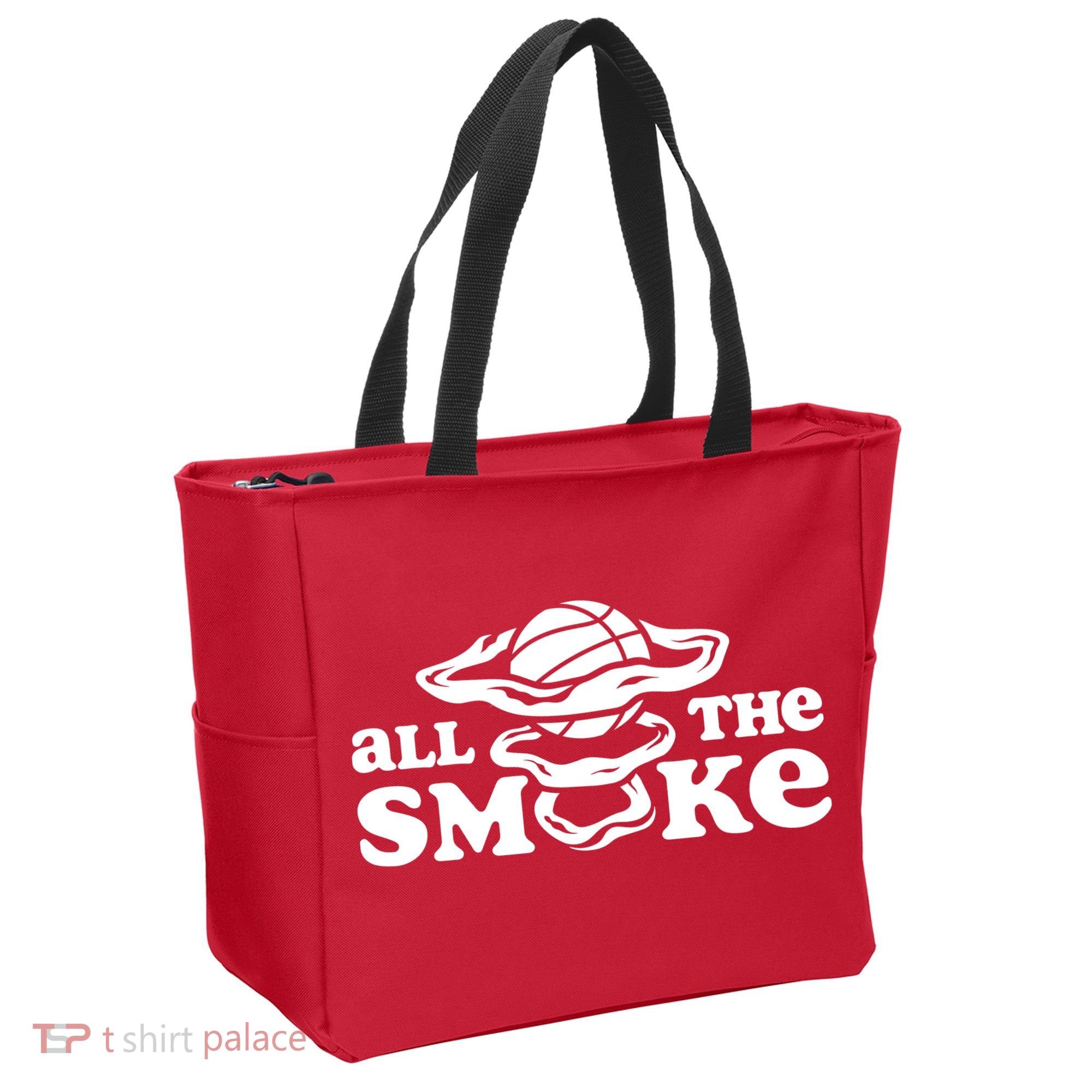 All The Smoke Funny Basketball Podcast Tote Bag