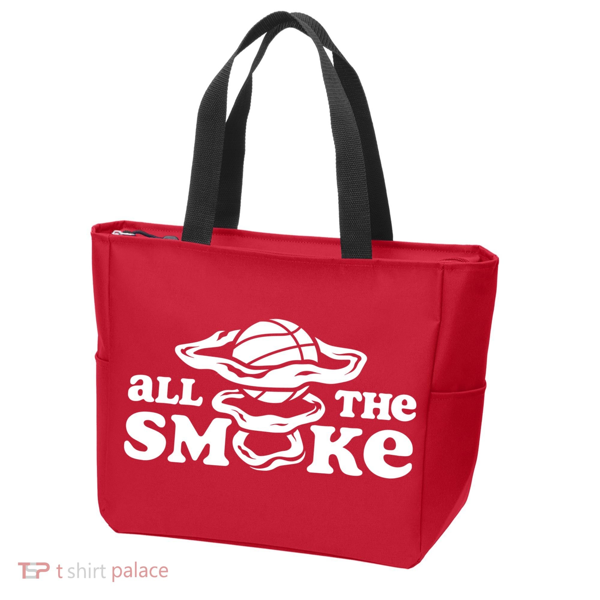 All The Smoke Funny Basketball Podcast Tote Bag