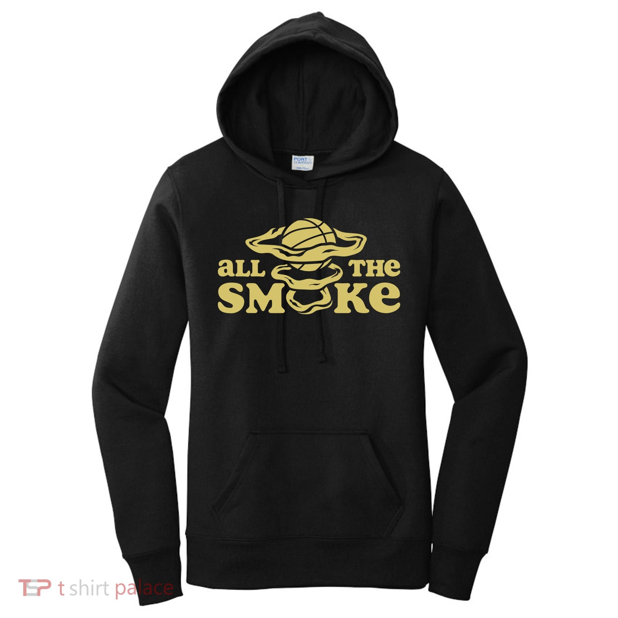 All The Smoke Funny Basketball Podcast Women's Hoodie
