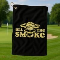 All The Smoke Funny Basketball Podcast Golf Towel thumb 1