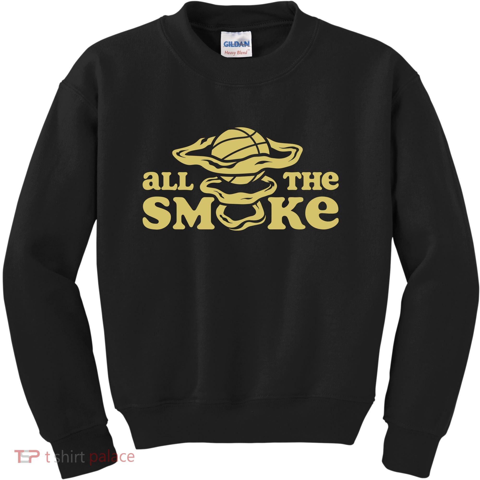All The Smoke Funny Basketball Podcast Kids Sweatshirt