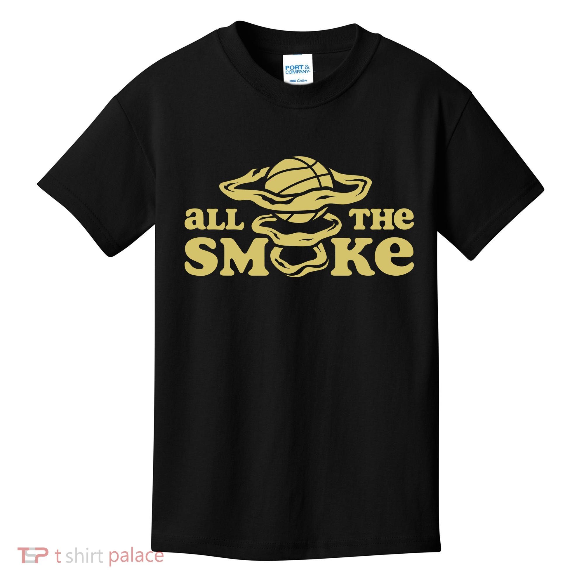 All The Smoke Funny Basketball Podcast Kids T-Shirt