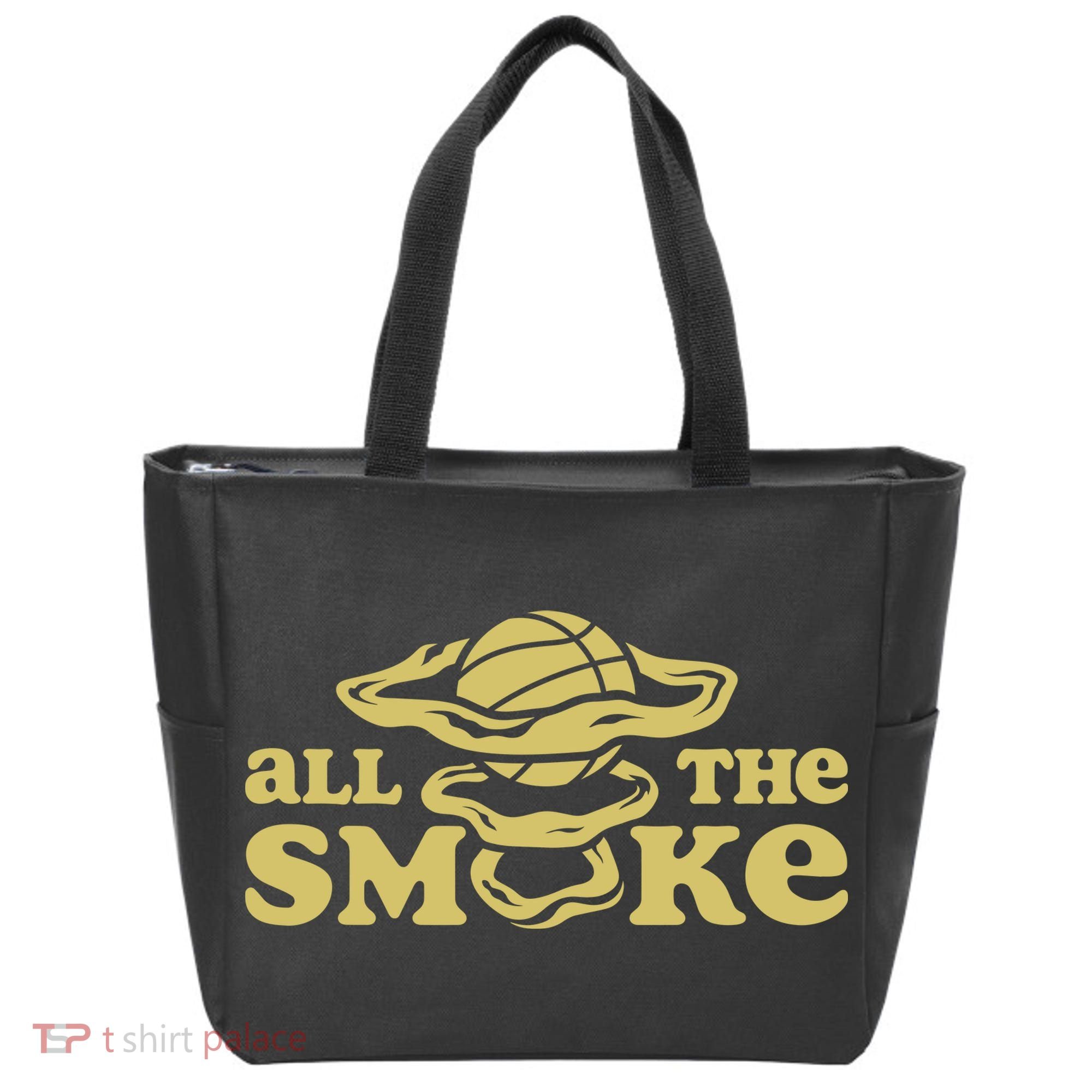 All The Smoke Funny Basketball Podcast Tote Bag