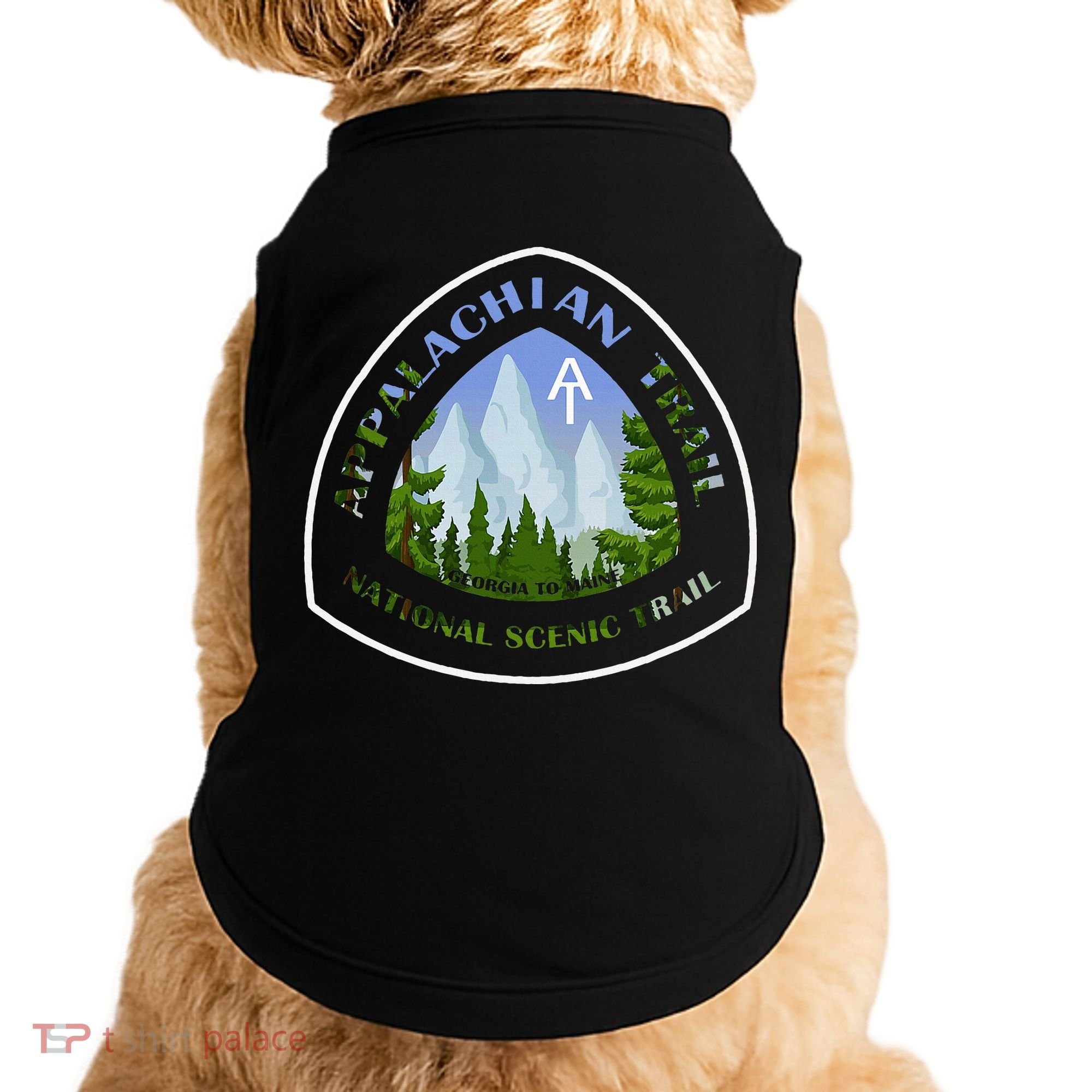 Appalachian Trail Scenic Mountain Views Doggie Tank