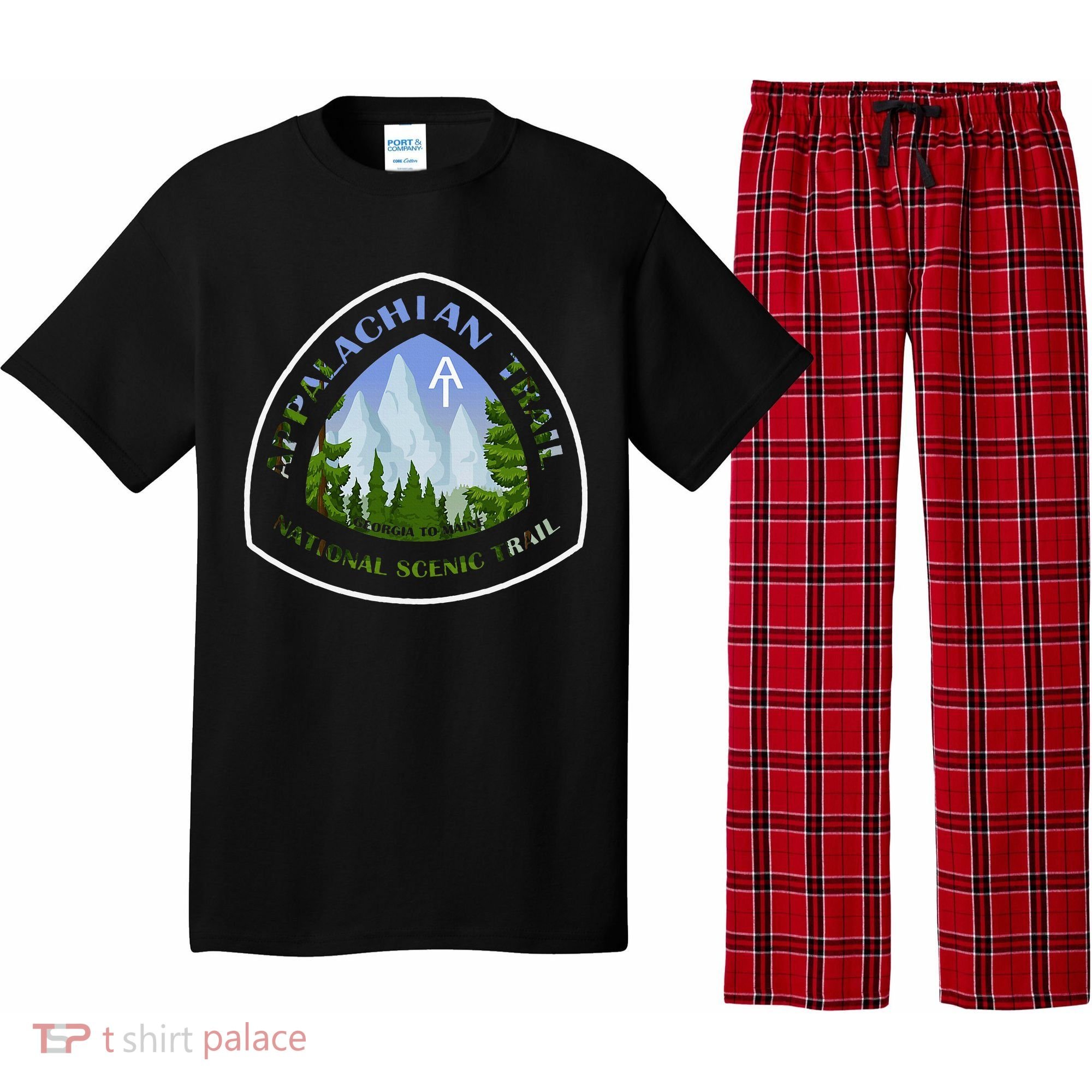 Appalachian Trail Scenic Mountain Views Pajama Set