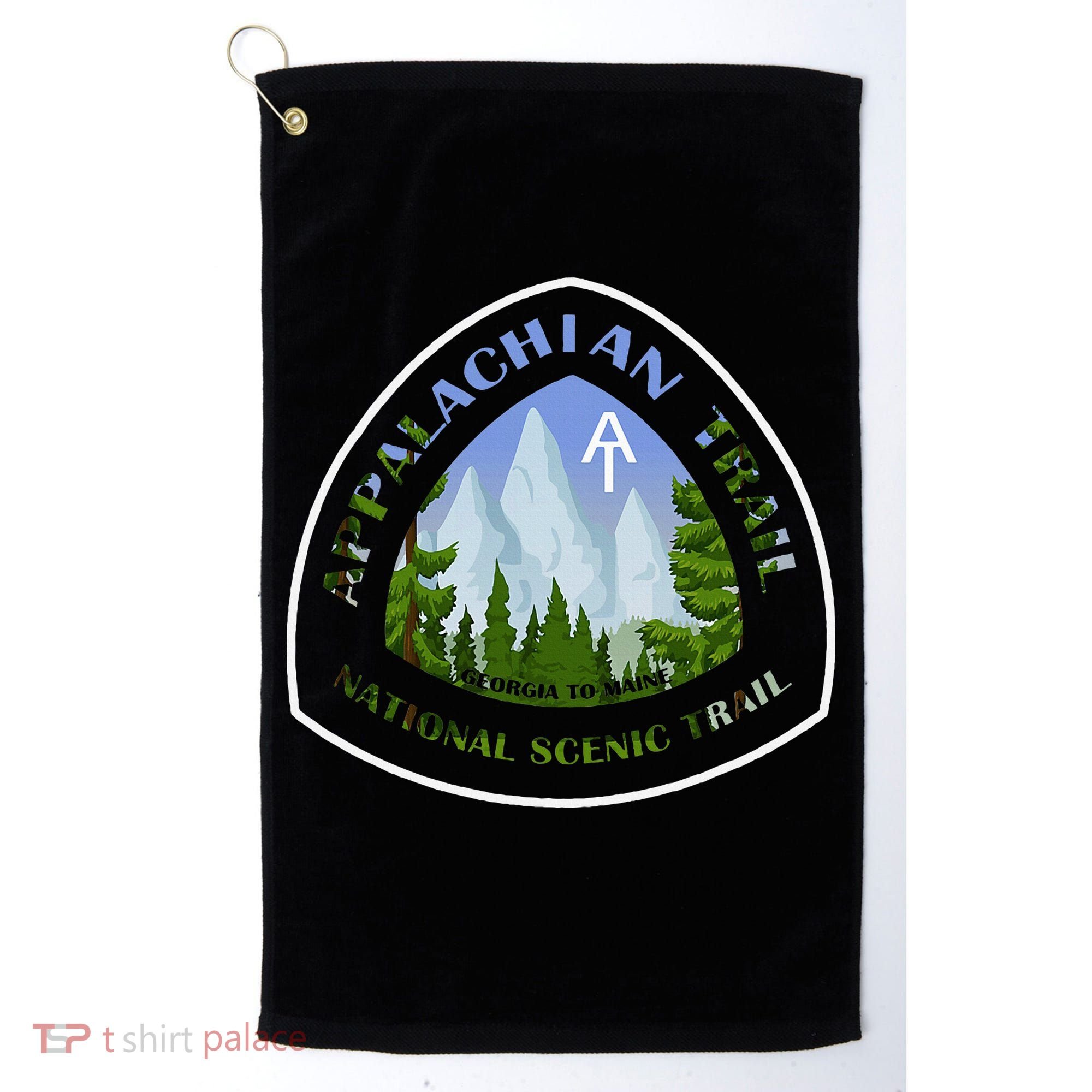 Appalachian Trail Scenic Mountain Views Golf Towel