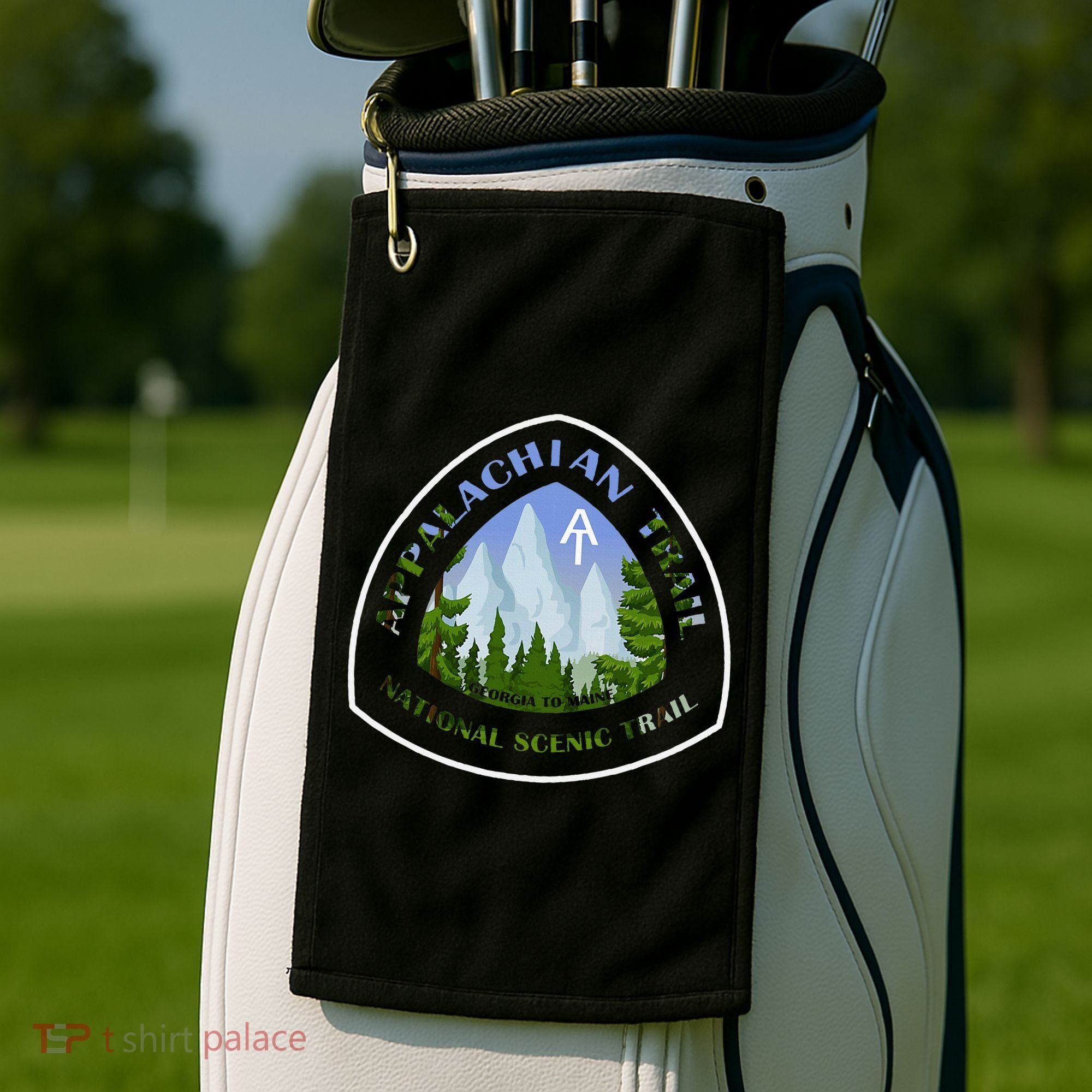 Appalachian Trail Scenic Mountain Views Golf Towel