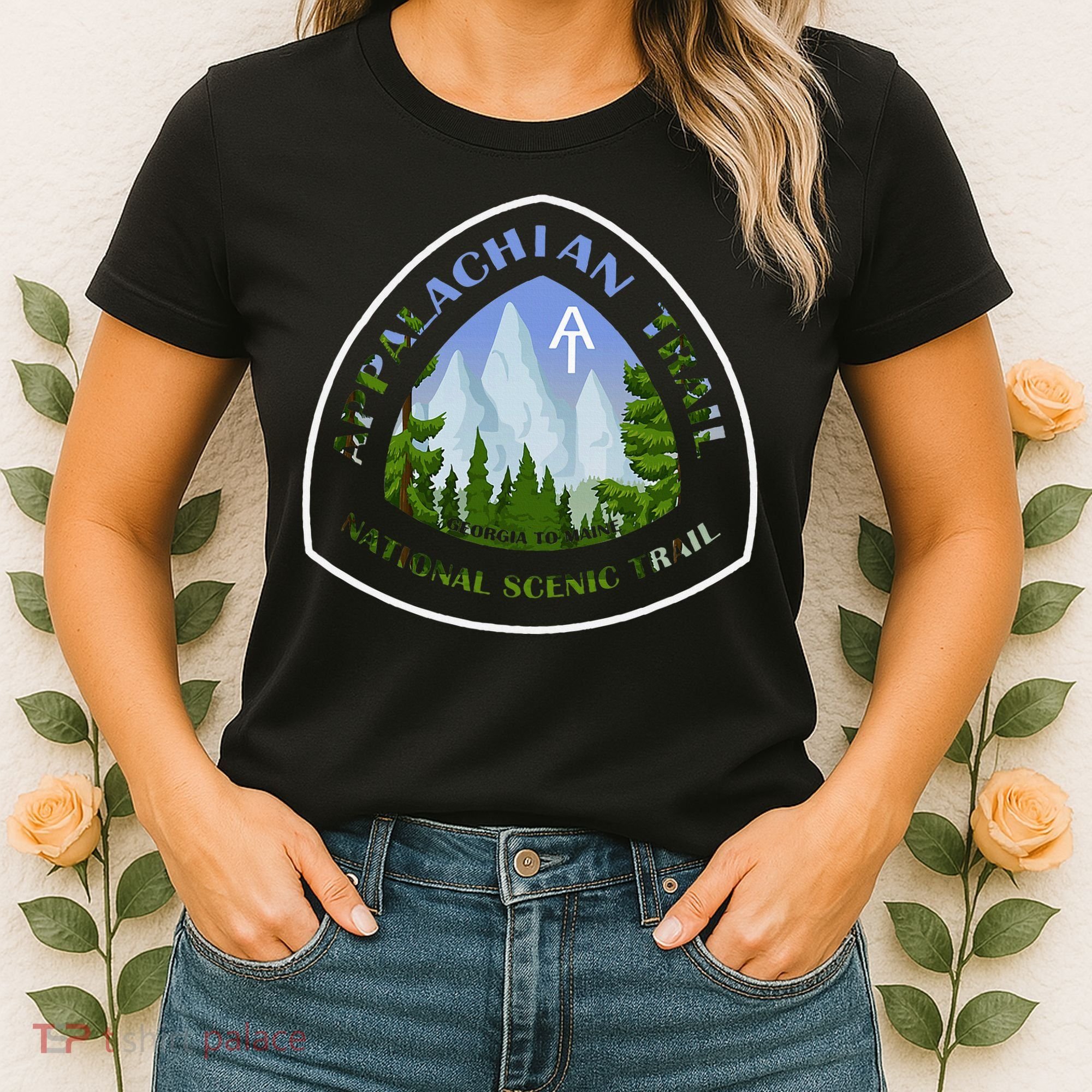 Appalachian Trail Scenic Mountain Views Women's T-Shirt