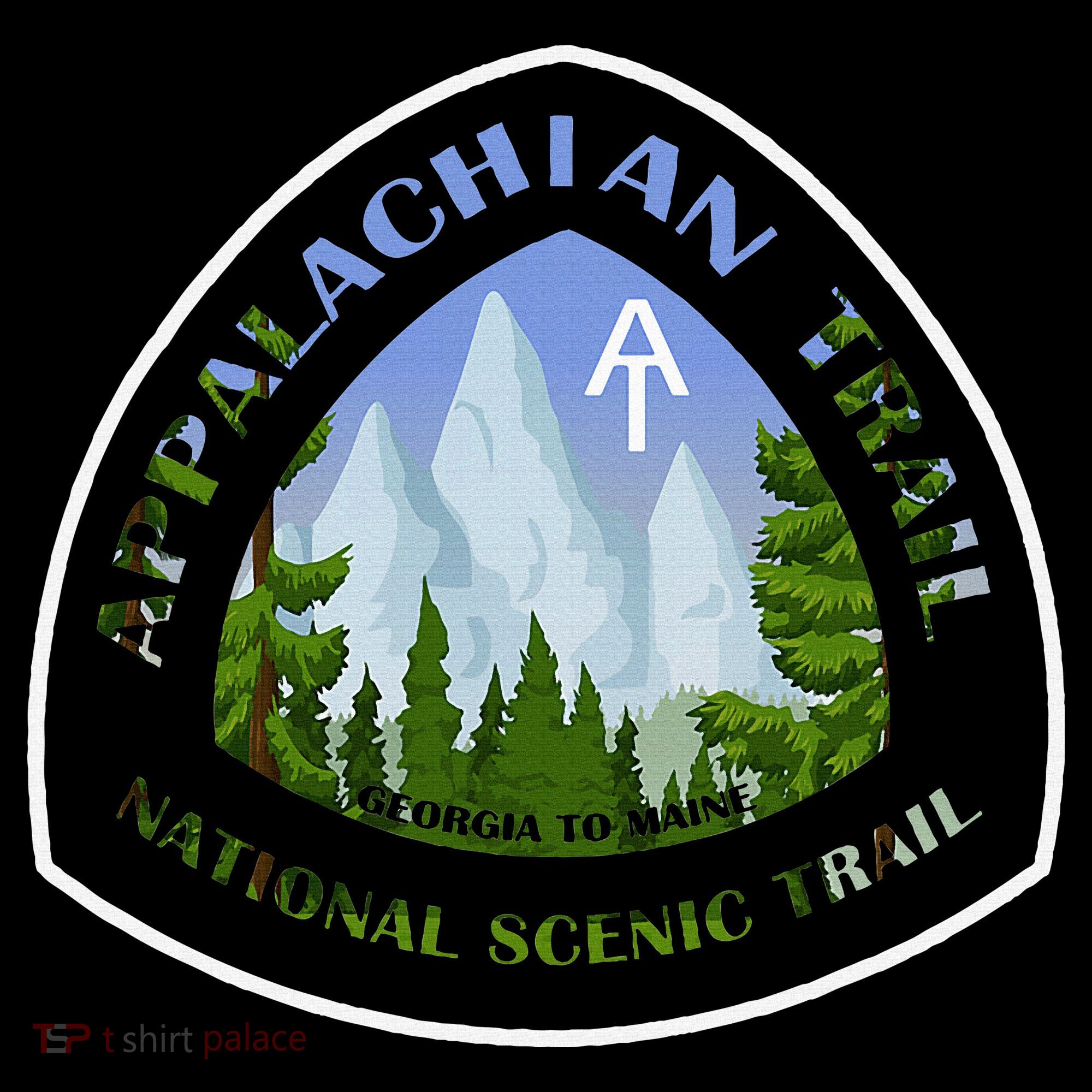 Appalachian Trail Scenic Mountain Views Women's T-Shirt