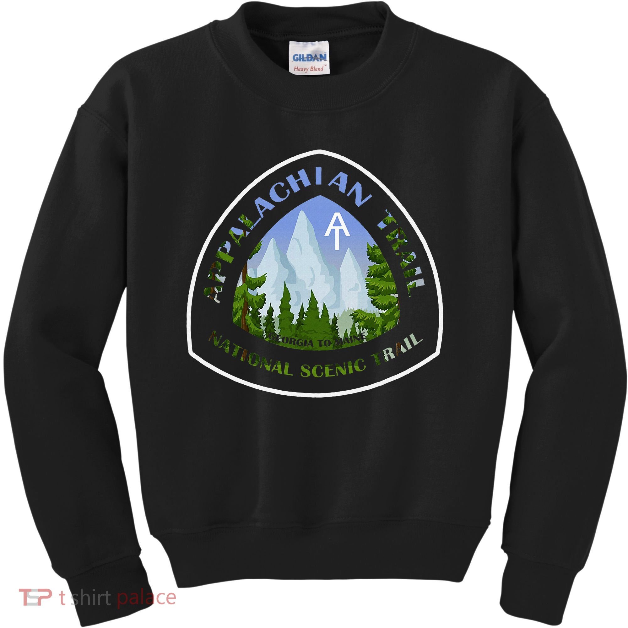 Appalachian Trail Scenic Mountain Views Kids Sweatshirt