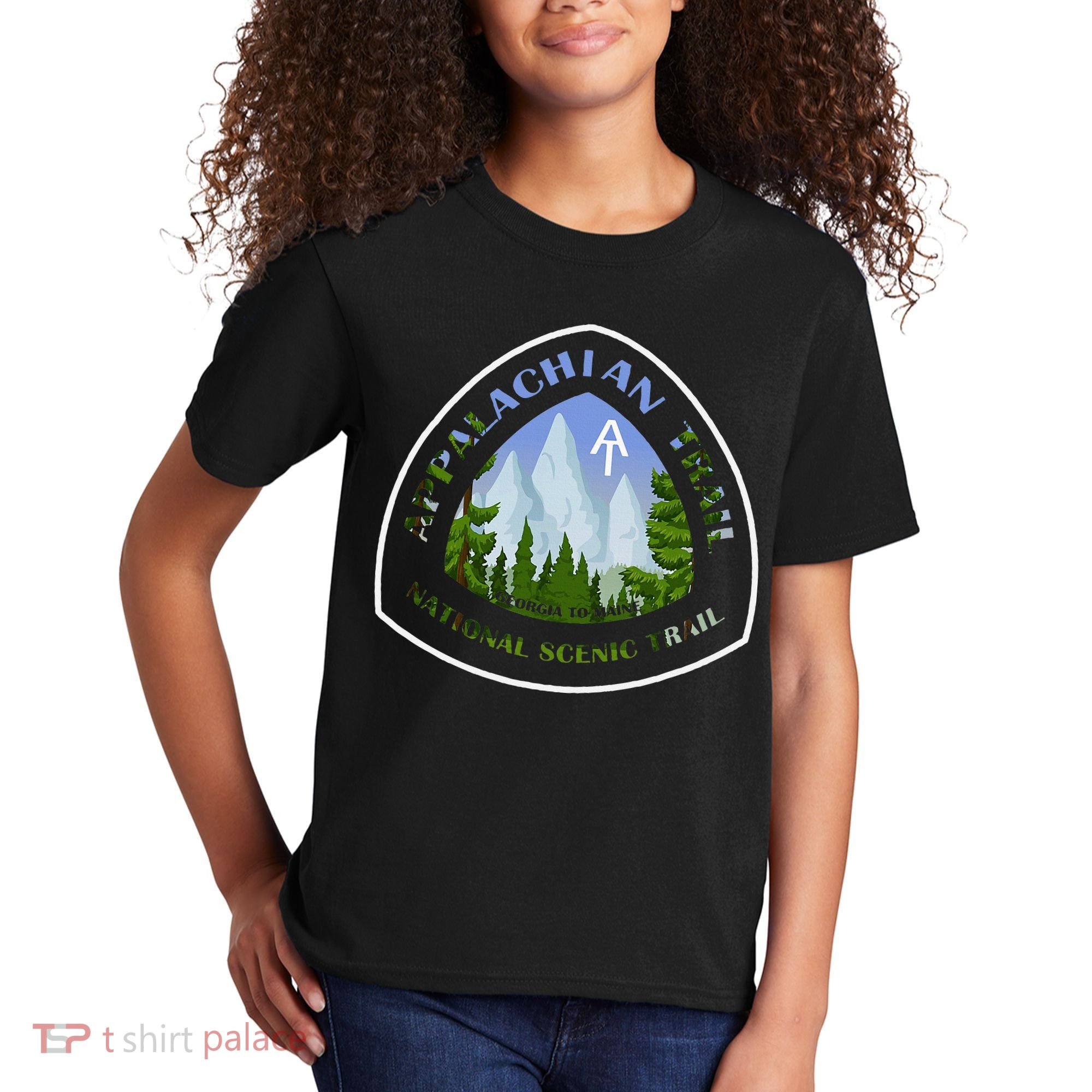 Appalachian Trail Scenic Mountain Views Kids T-Shirt