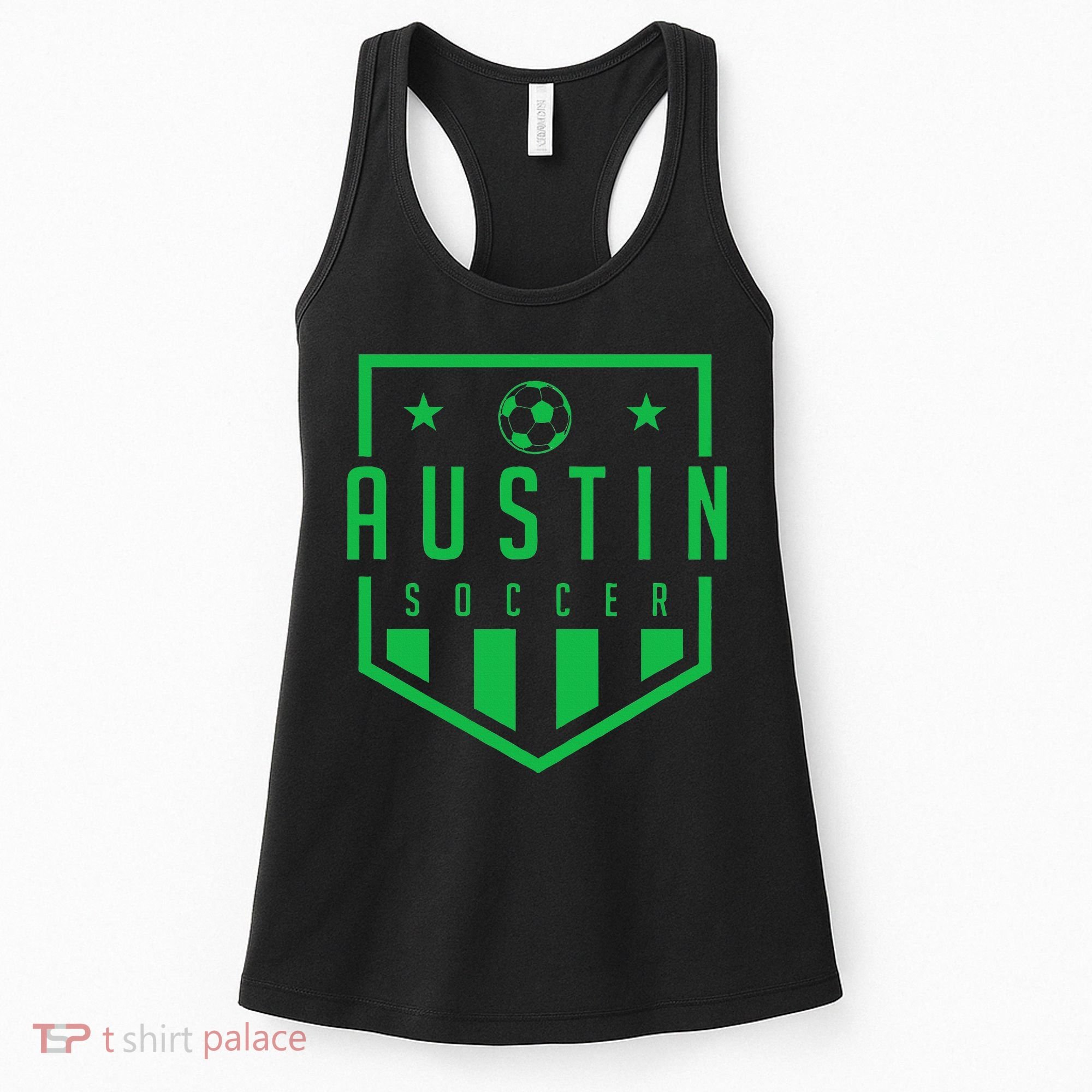Austin Texas Soccer  Futbol Jersey Kit Badge Match Women's Tank Top