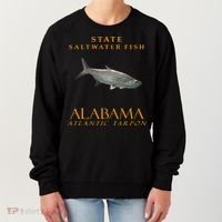 Alabama Territory Saltwater Fish Atlantic Tarpon Women's Sweatshirt thumb 0