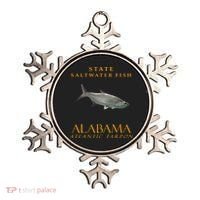 Alabama Territory Saltwater Fish Atlantic Tarpon Ornament thumb 0