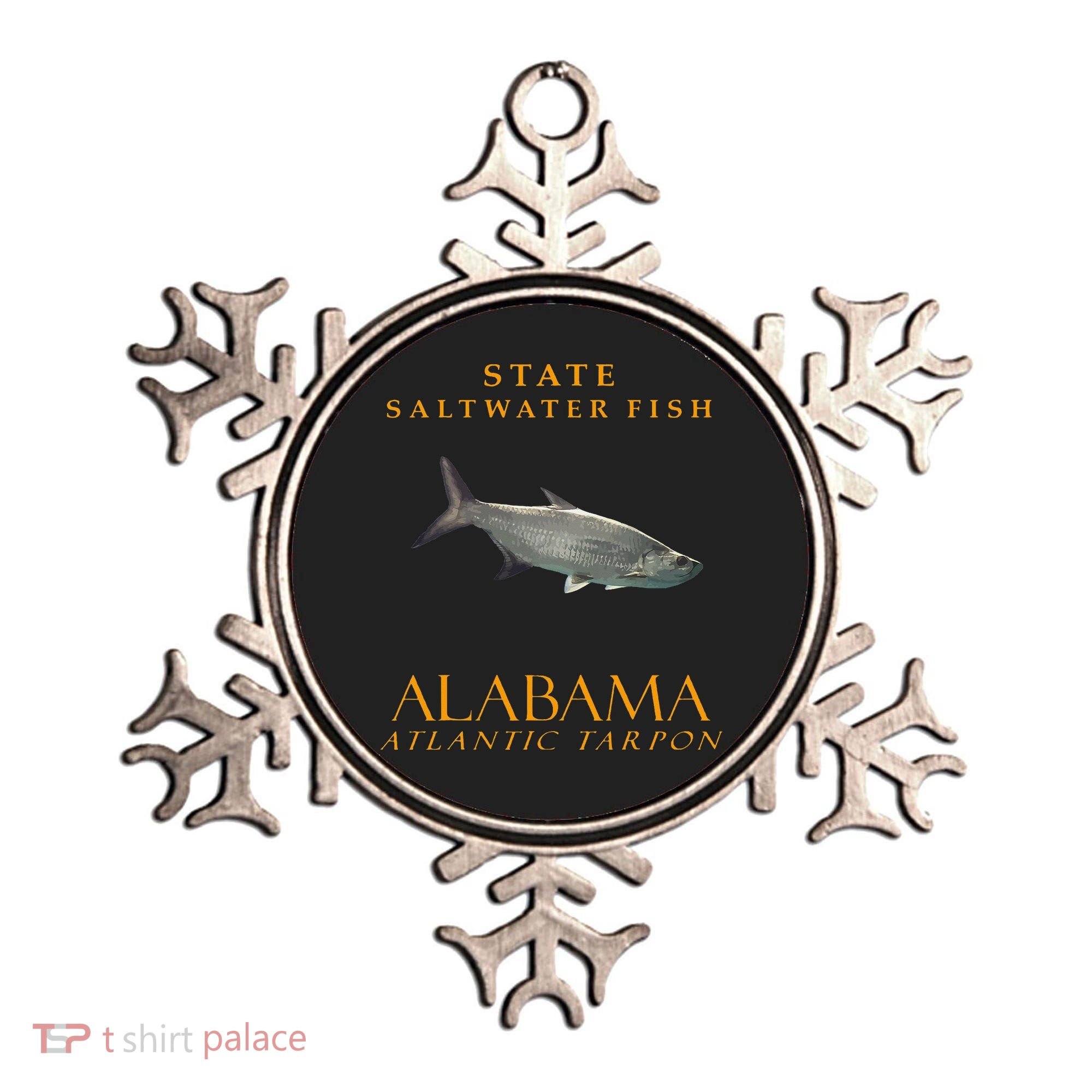Alabama Territory Saltwater Fish Atlantic Tarpon Ornament