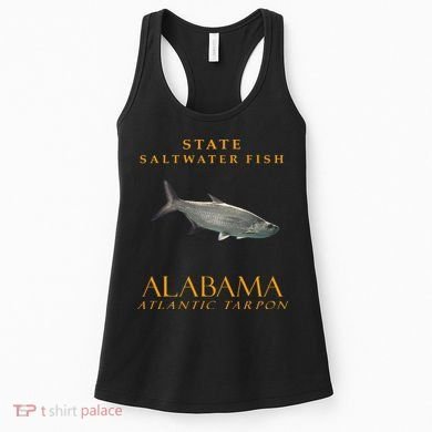 Alabama Territory Saltwater Fish Atlantic Tarpon Women's Tank Top