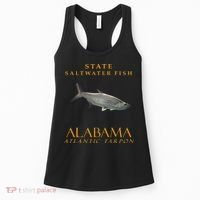 Alabama Territory Saltwater Fish Atlantic Tarpon Women's Tank Top thumb 0