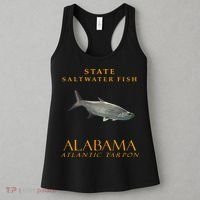 Alabama Territory Saltwater Fish Atlantic Tarpon Women's Tank Top thumb 3