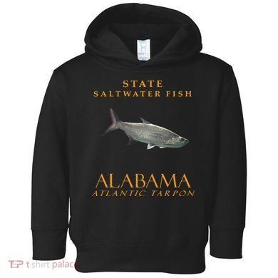 Alabama Territory Saltwater Fish Atlantic Tarpon Toddler Hoodie