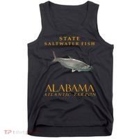 Alabama Territory Saltwater Fish Atlantic Tarpon Tank Top thumb 0