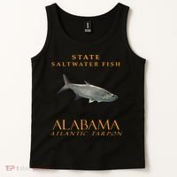 Alabama Territory Saltwater Fish Atlantic Tarpon Tank Top thumb 2