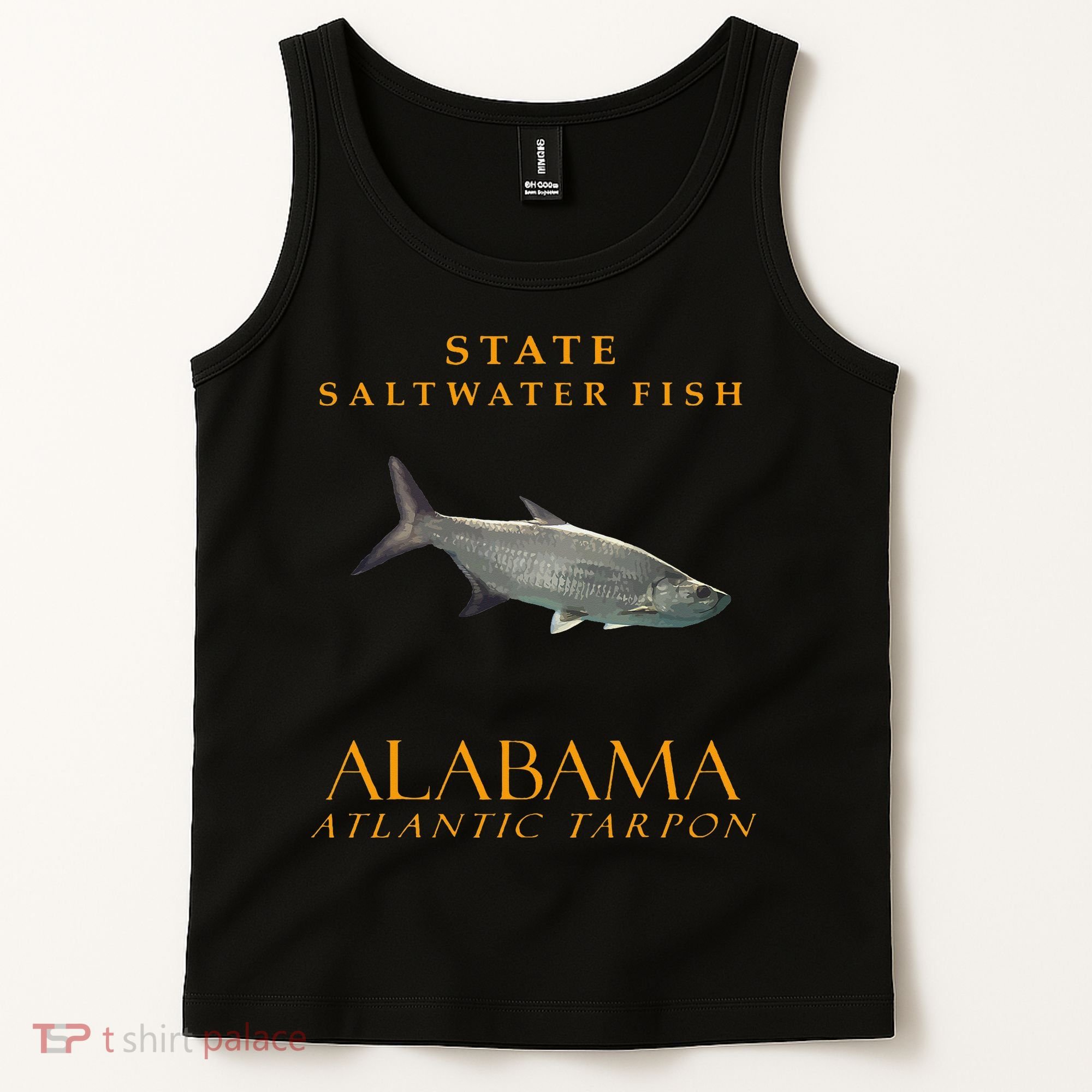 Alabama Territory Saltwater Fish Atlantic Tarpon Tank Top