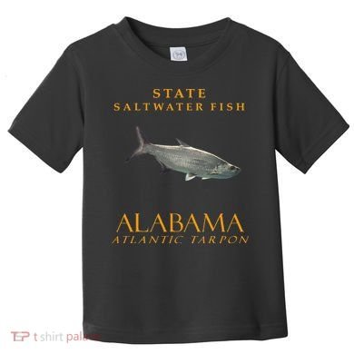 Alabama Territory Saltwater Fish Atlantic Tarpon Toddler T-Shirt