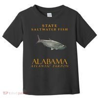 Alabama Territory Saltwater Fish Atlantic Tarpon Toddler T-Shirt thumb 0