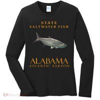 Alabama Territory Saltwater Fish Atlantic Tarpon Women's Long Sleeve Shirt thumb 0