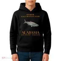 Alabama Territory Saltwater Fish Atlantic Tarpon Kids Hoodie thumb 4