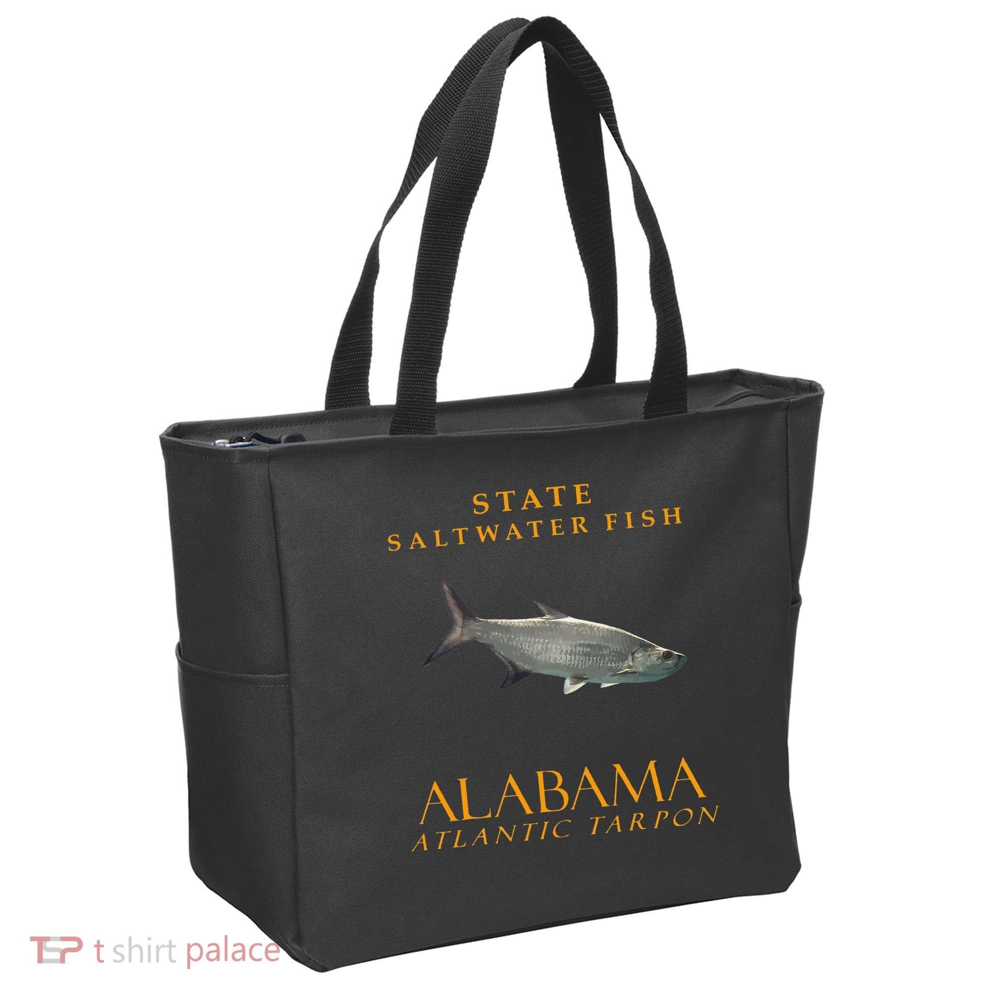 Alabama Territory Saltwater Fish Atlantic Tarpon Tote Bag