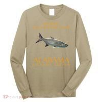 Alabama Territory Saltwater Fish Atlantic Tarpon Long Sleeve Shirt thumb 0