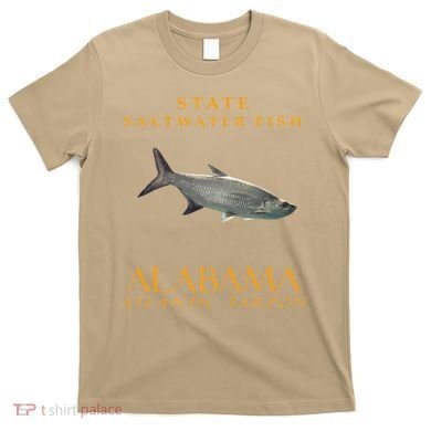 Alabama Territory Saltwater Fish Atlantic Tarpon T-Shirt
