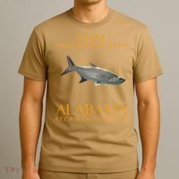Alabama Territory Saltwater Fish Atlantic Tarpon T-Shirt thumb 3