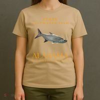 Alabama Territory Saltwater Fish Atlantic Tarpon T-Shirt thumb 4