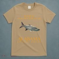 Alabama Territory Saltwater Fish Atlantic Tarpon T-Shirt thumb 5