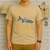 Alabama Territory Saltwater Fish Atlantic Tarpon T-Shirt thumb 6