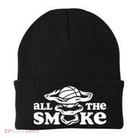 All The Smoke Funny Basketball Podcast Beanie thumb 0