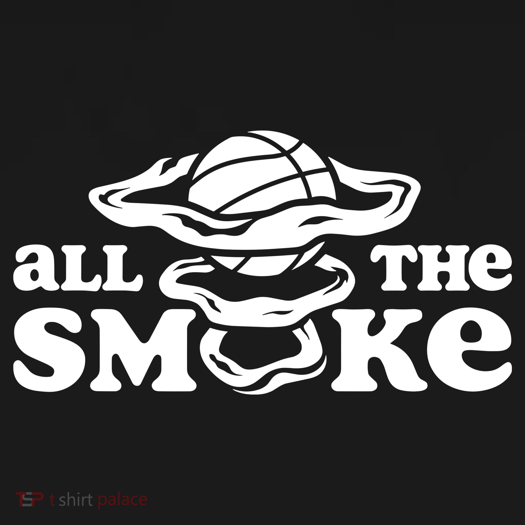 All The Smoke Funny Basketball Podcast Women's Hoodie