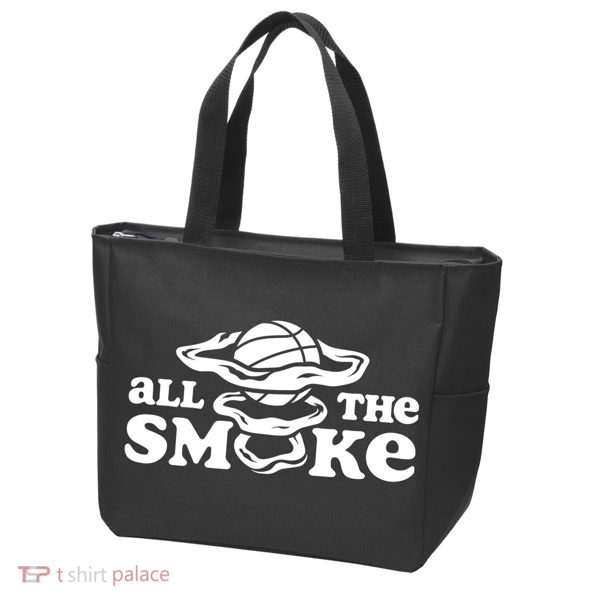 All The Smoke Funny Basketball Podcast Tote Bag