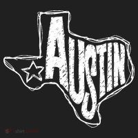 Austin Texas State Retro Outline Map Women's Sweatshirt thumb 2