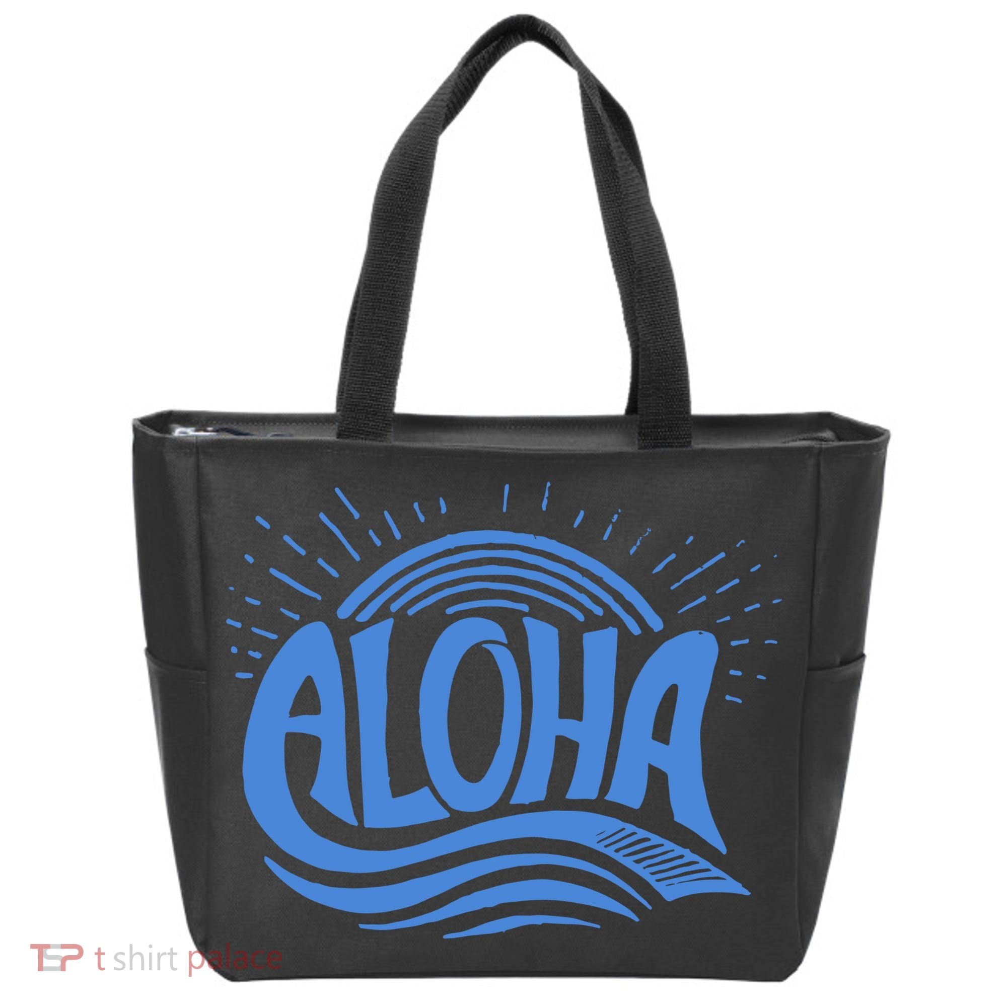 Aloha Tropical Surfer Tote Bag