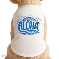 Aloha Tropical Surfer Doggie Tank thumb 0