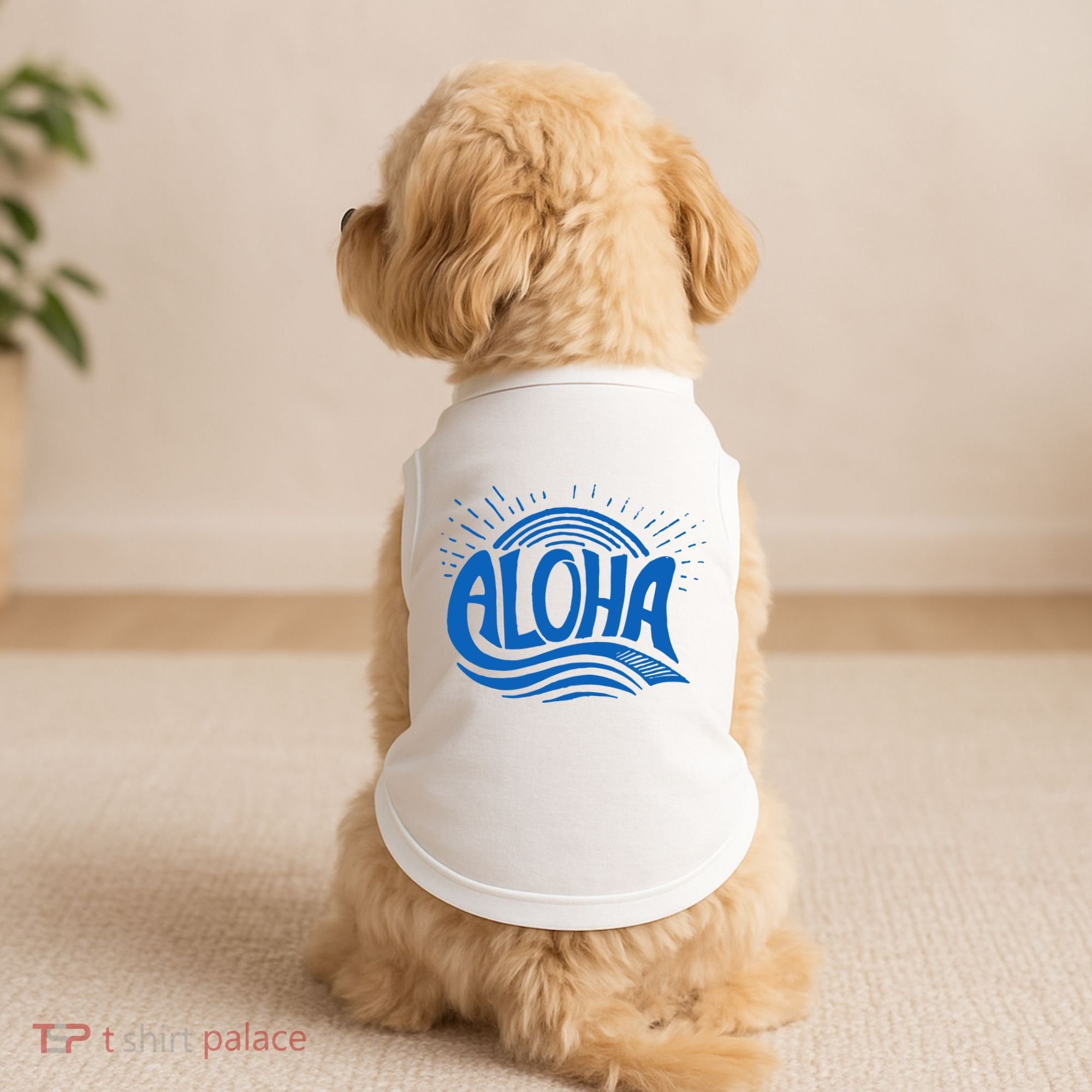 Aloha Tropical Surfer Doggie Tank
