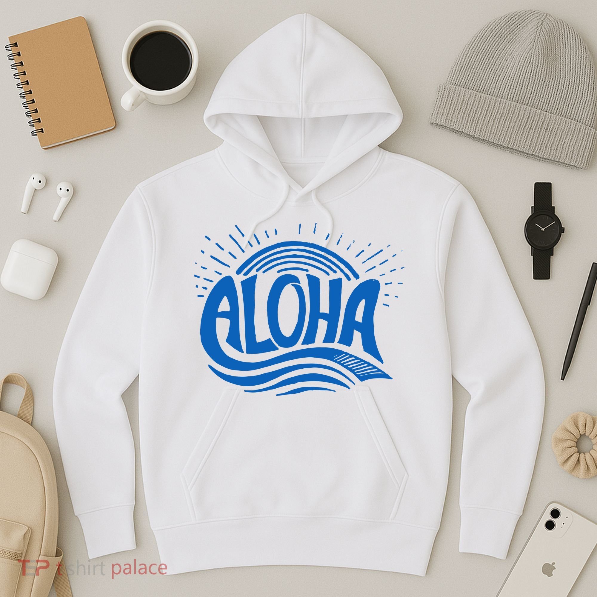 Aloha Tropical Surfer Hoodie