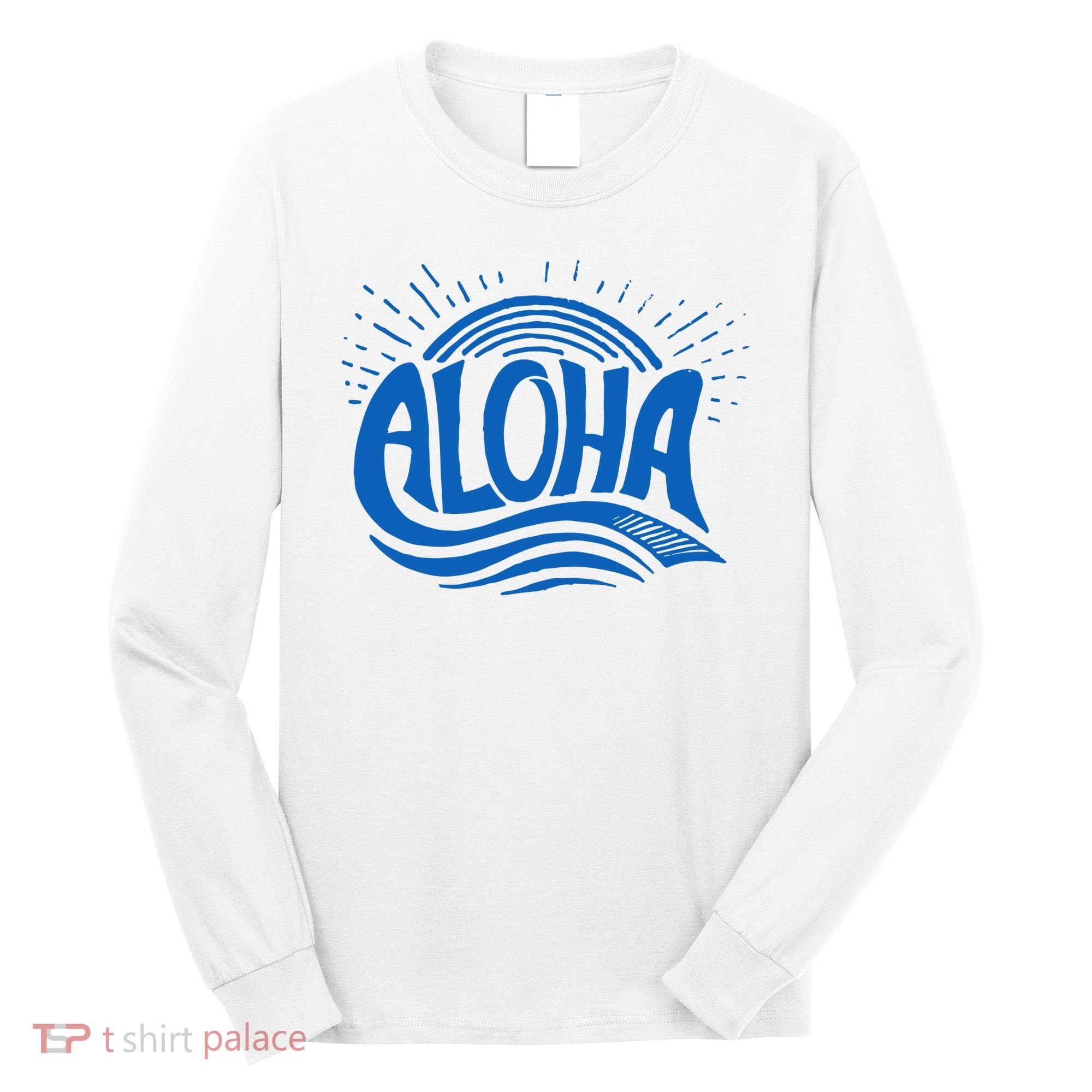 Aloha Tropical Surfer Long Sleeve Shirt