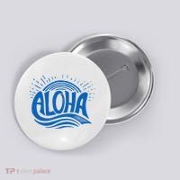 Aloha Tropical Surfer Button thumb 0