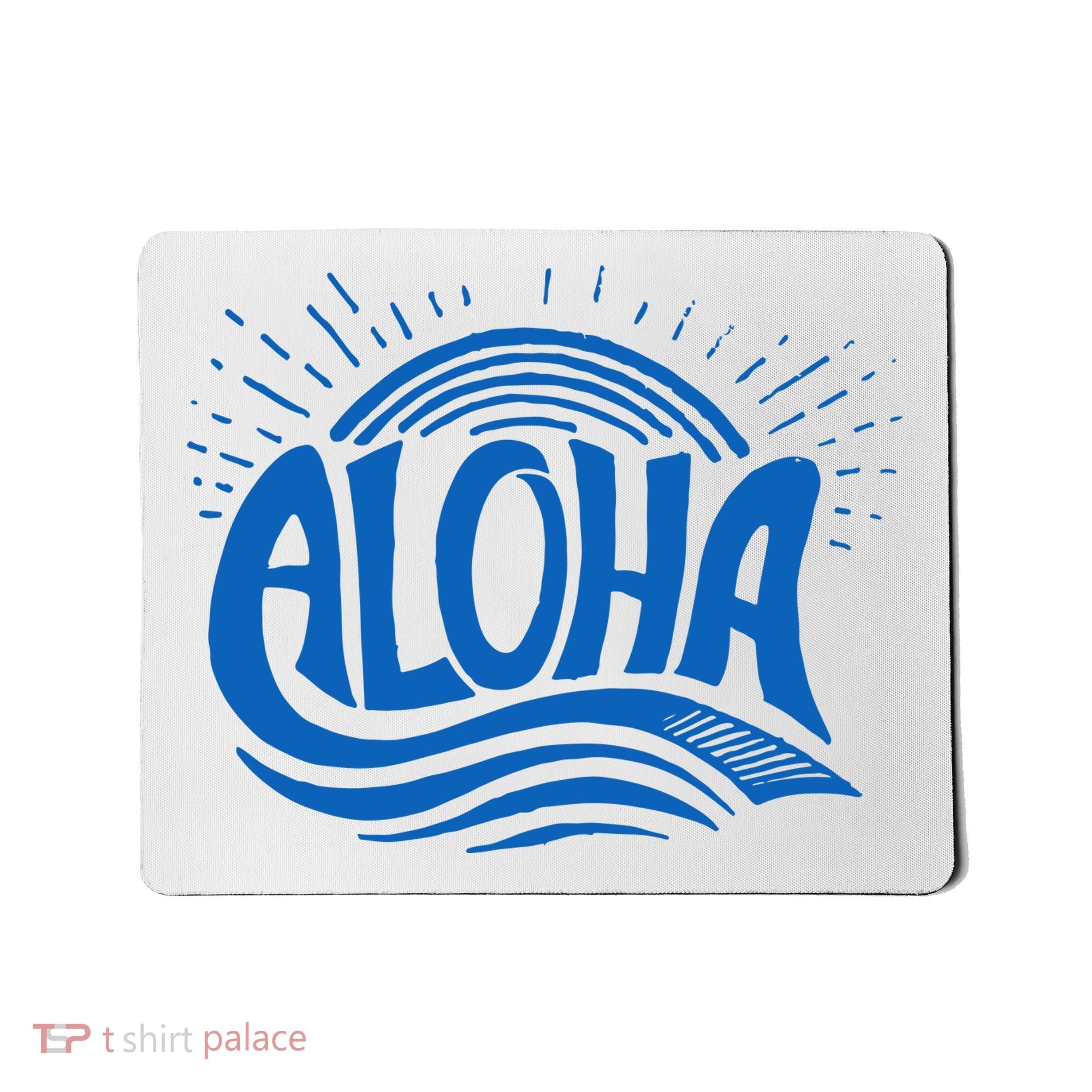Aloha Tropical Surfer Mousepad
