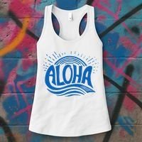 Aloha Tropical Surfer Women's Tank Top thumb 3